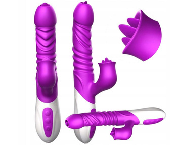 Wibrator podgrzewany z języczkiem