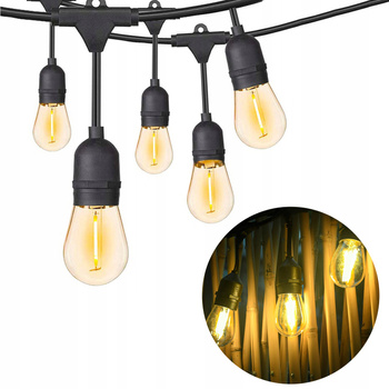 Girlanda lampki ogrodowe 10m