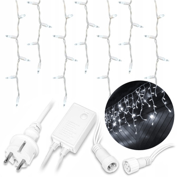 Zewnęrzne lampki świateczne sople 500LED 19m