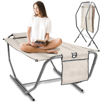 Hamak ze składanym stelażem