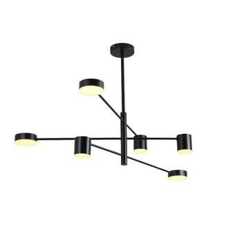 Nowoczesna lampa wisząca sufitowa LED loft 6 ramion