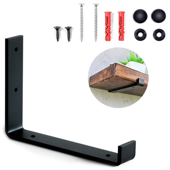 Wspornik podpórka do półki loft uchwyt mocowanie - czarny