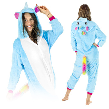 KIGURUMI ONESIE PIŻAMA KOMBINEZON - JEDNOROŻEC