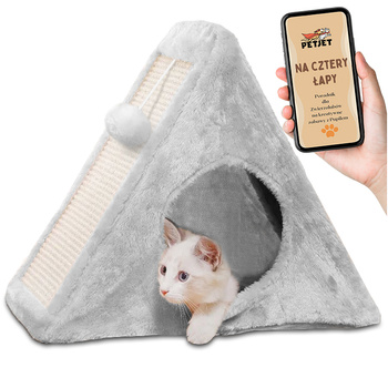 Legowisko budka z drapakiem P22J60