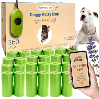Worki woreczki na psie odchody biodegradowalne bio