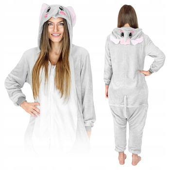 Kostium Onesie grey elephant