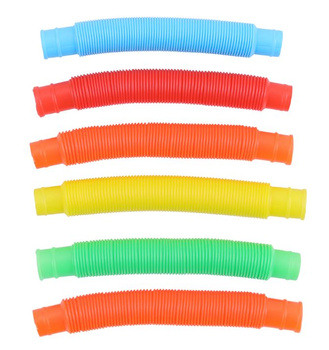 Antystresowe rurki tuby sensoryczne zestaw 6 sztuk