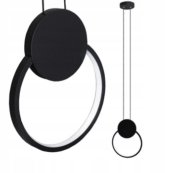 Lampa wisząca żyrandol koło zwis M 20cm