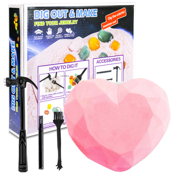 Mały archeolog wykopaliska kopalnia diamentów