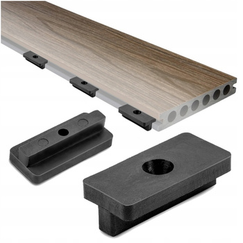 Klipsy montażowe do desek kompozytowych WPC 50szt