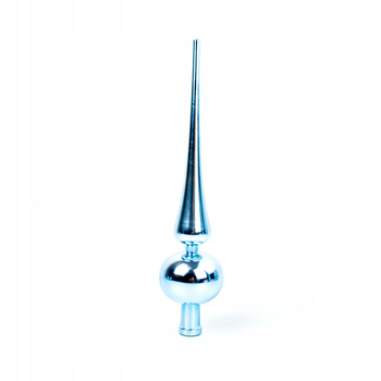 Szpic na choinkę 30cm niebieski