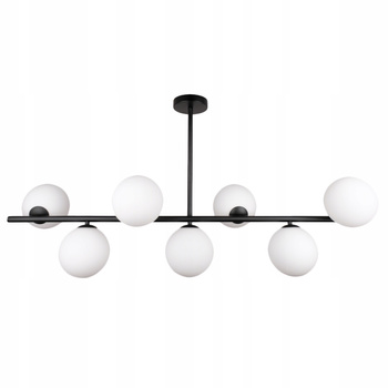 Lampa sufitowa wisząca glamour - czarna