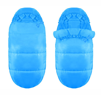 Śpiworek do wózka sanek gondola śpiwór 4w1 - niebieski