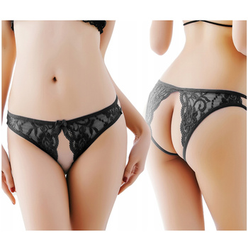 Seksowne i uwodzicielskie figi z otwartym krokiem