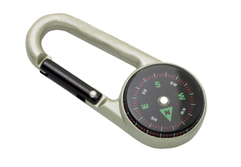 Kompas karabińczyk brelok