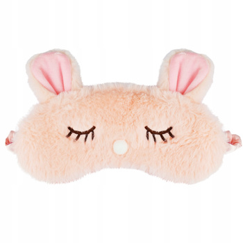 Opaska na oczy królik - pink