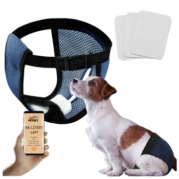 Majtki dla psa suczki suki na cieczkę wkładki