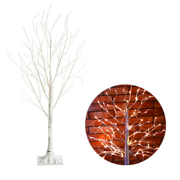 Drzewko ozdobne brzoza 180cm 144 LED FLASH