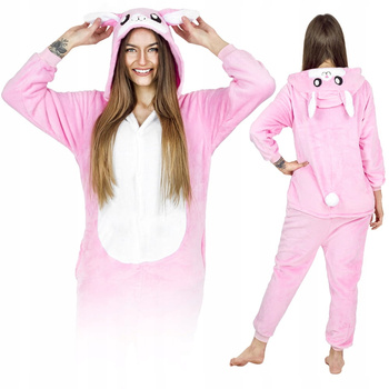 Kostium Onesie pink rabbit