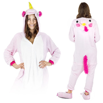 Różowy jednorożec Kigurumi Onesie