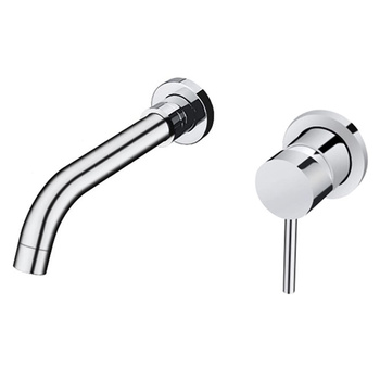 ZOLTA Waschtisch-Wandbatterie - für Waschbecken oder Badewanne Korrosionsbeständig - mit Reduzierstück 3/8 bis 1/2 - Chorme