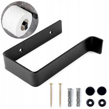 Uchwyt ścienny na papier toaletowy w stylu loft