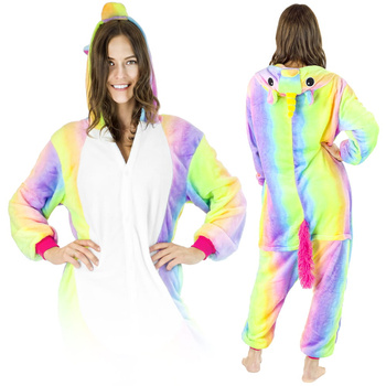 Tęczowy jednorożec Kigurumi Onesie